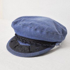 Vintage Denim Greek Fisherman Brando Hat, Size 7 1/8